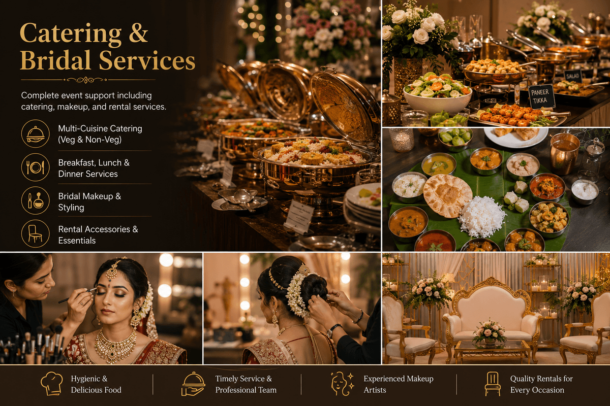 Catering, Bridal & Custom Services